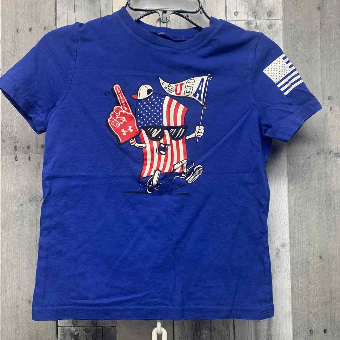 Size XSmall Blue Graphic Sport Brand T Shirt