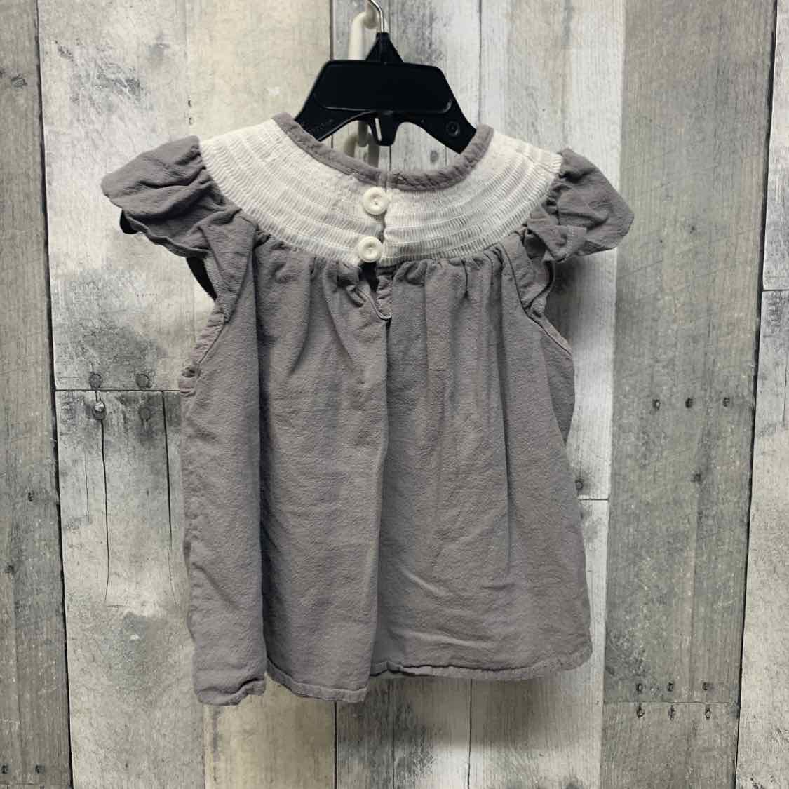 Size 2T Gray Boutique Brand Short Sleeve Shirt