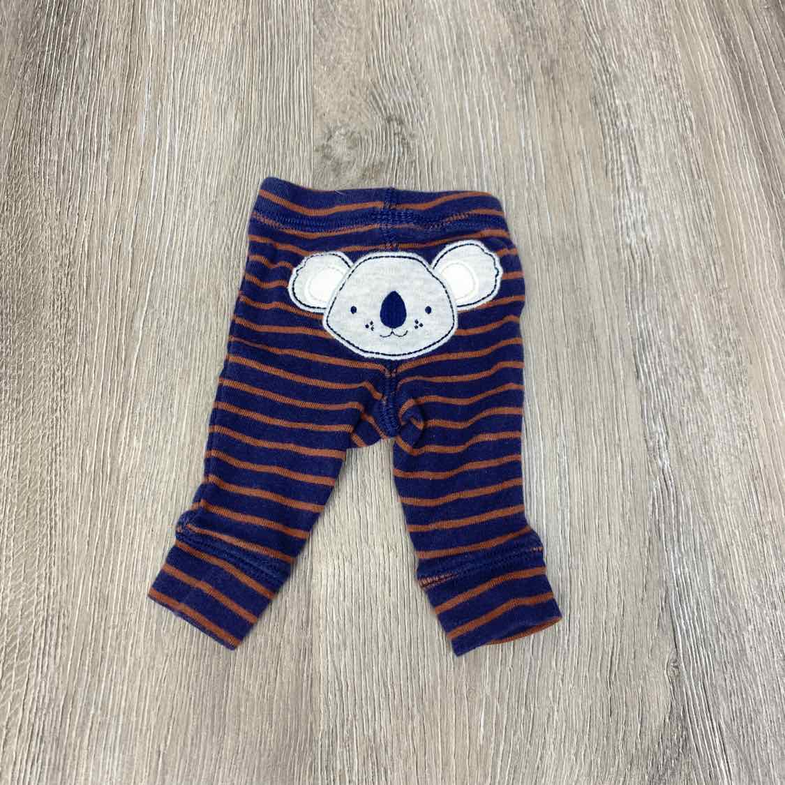 Size Preemie Navy Striped Carter's Athletic Pants - OodlesCB