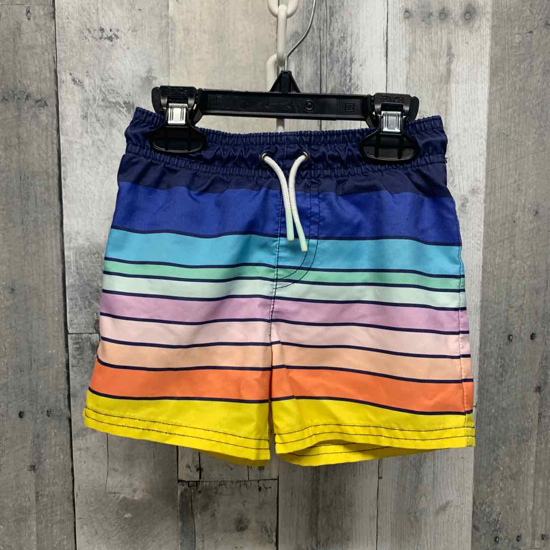 Size 2T Navy Striped Cat & Jack Swim Trunks