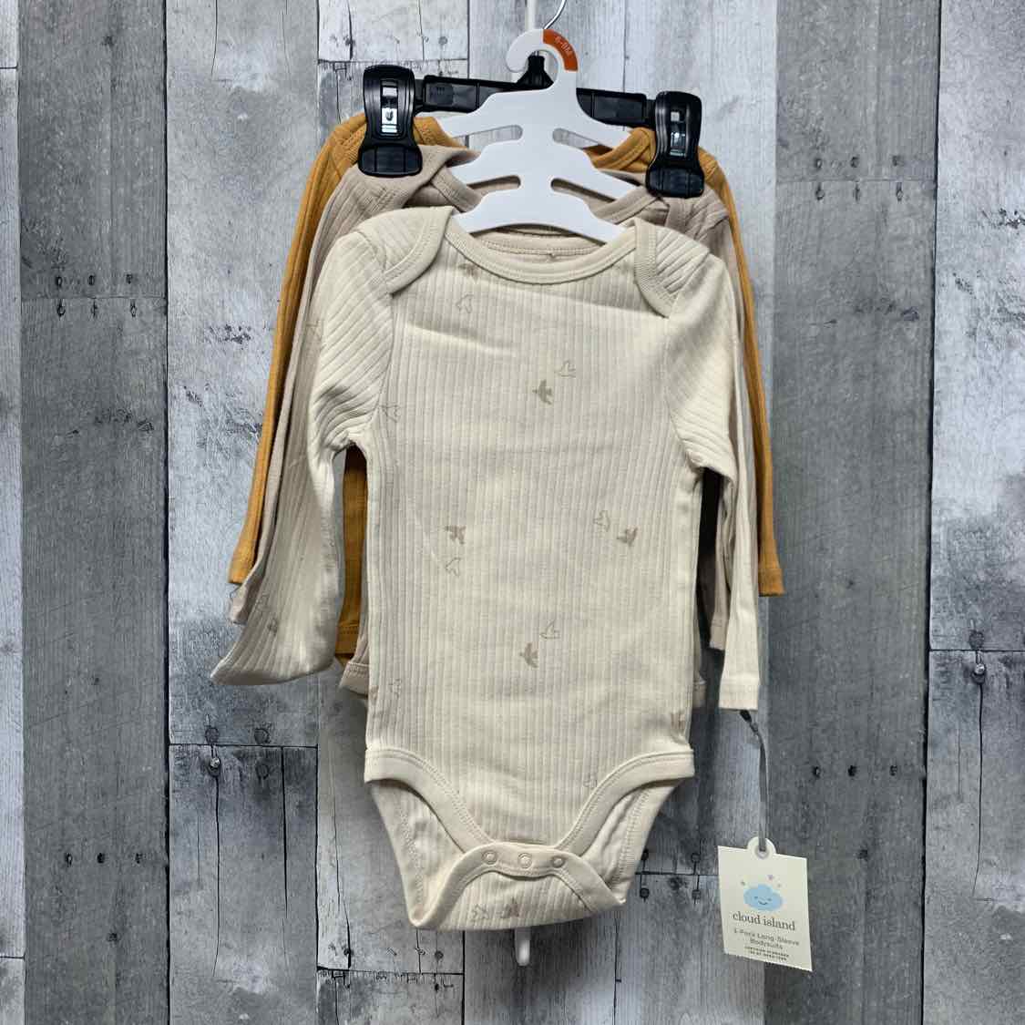 Size 6-9 Months Tan/Brown Cloud Island Bodysuit