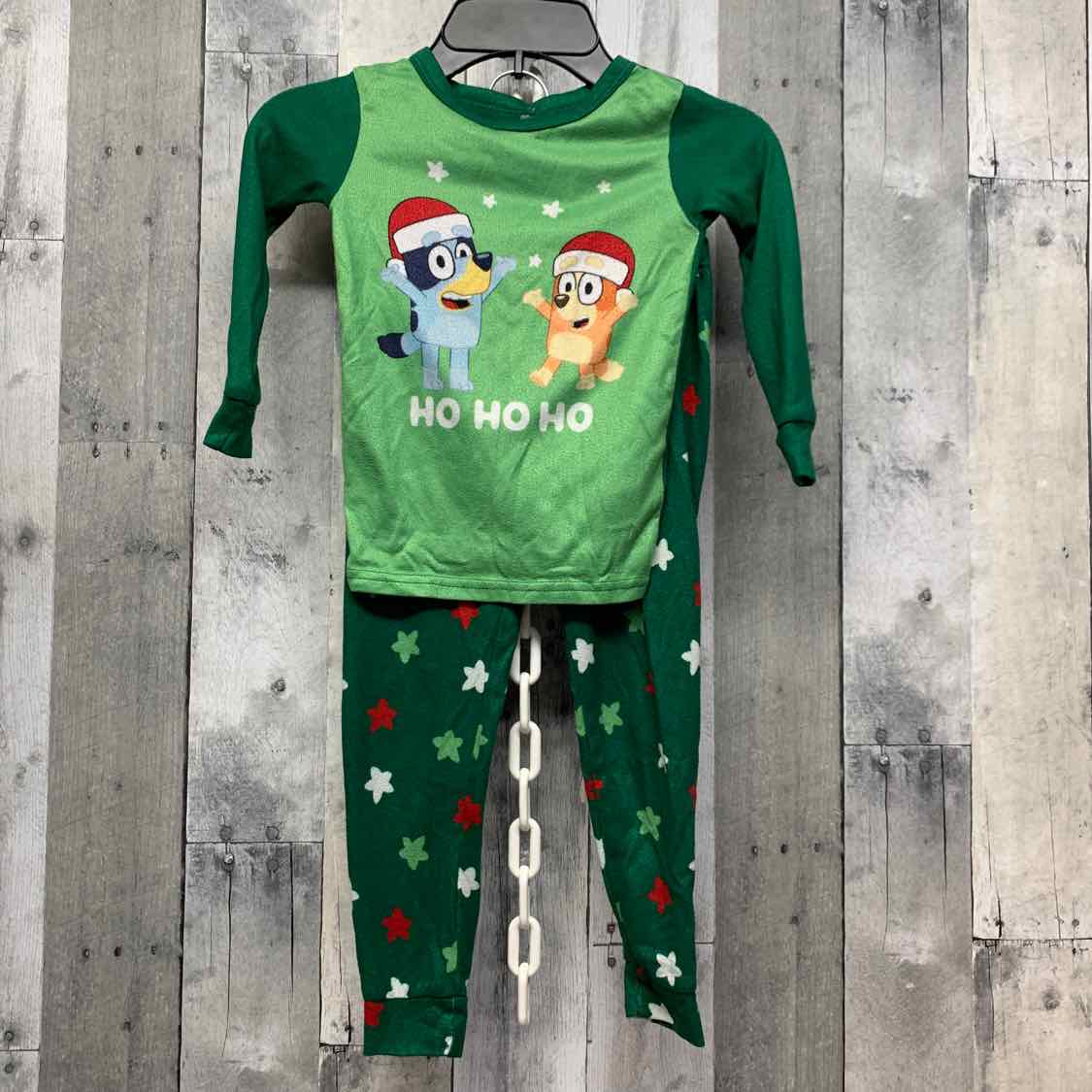Size 5T Green B Brand 2pc PJs