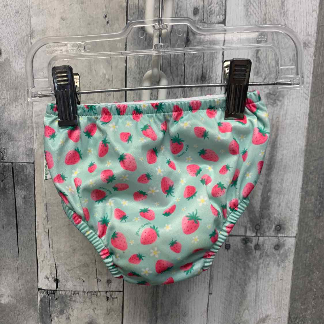 Size 6 Months Teal/Pink B Brand Swim Diaper