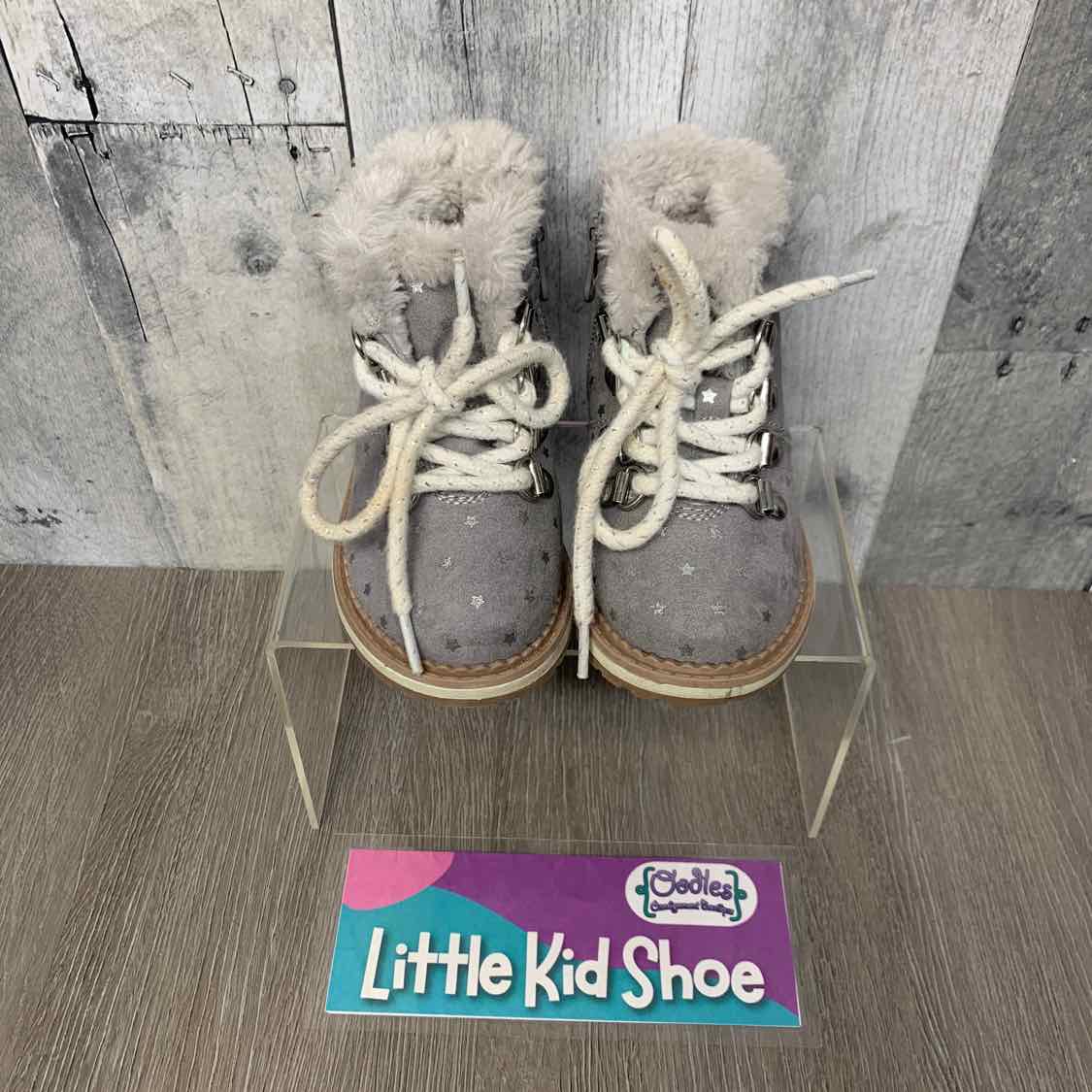Size 5 Gray/White Cat & Jack Boots
