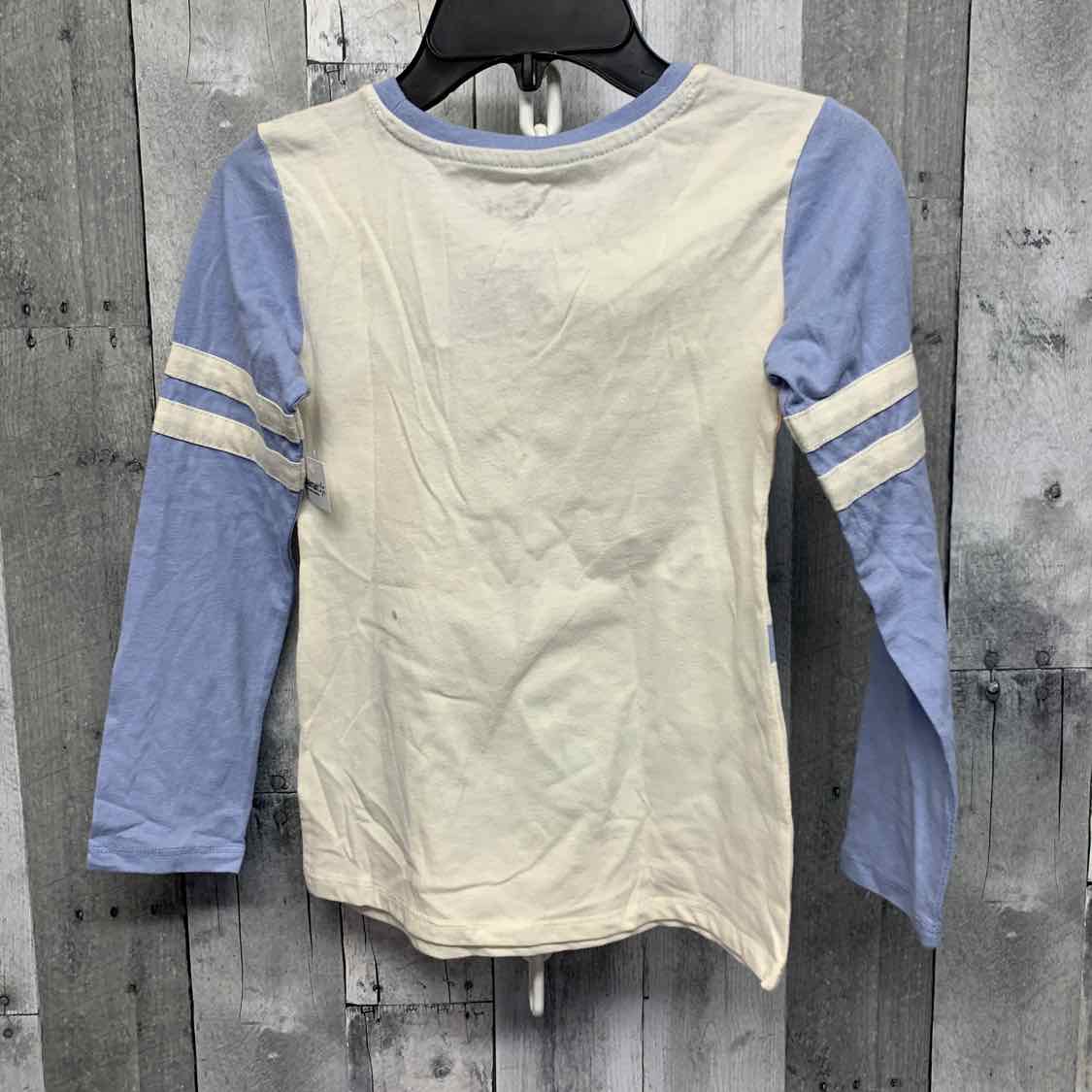 Size Small White/Blue Disney Long Sleeve Shirt