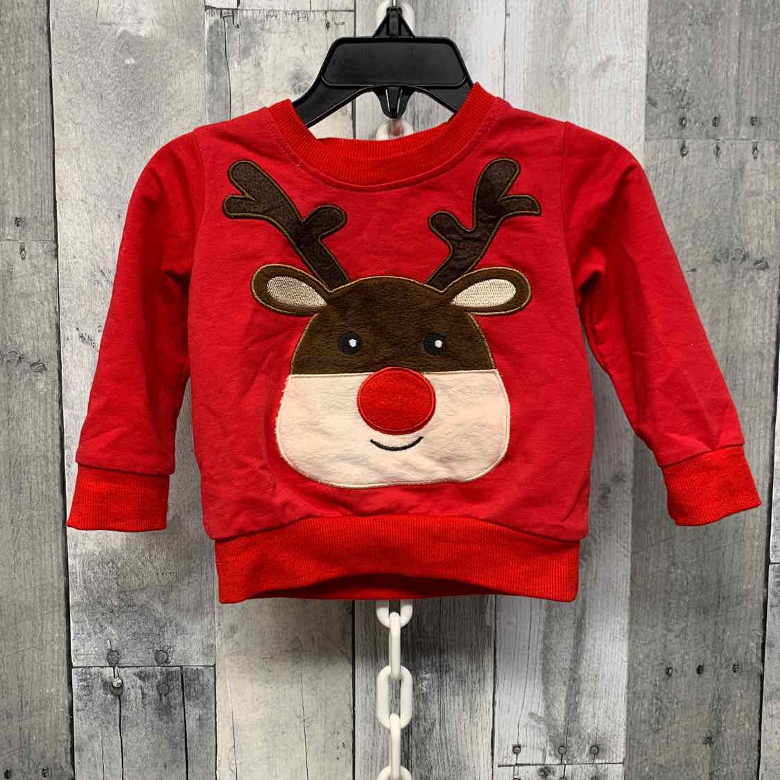 Size 3-6 Months Red Boutique Brand Sweat Shirt