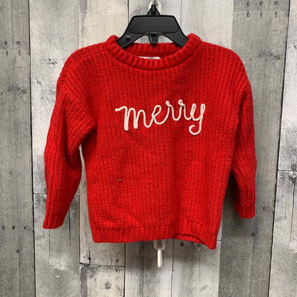 Size 18-24 Months Red/White Old Navy Sweater - Outer