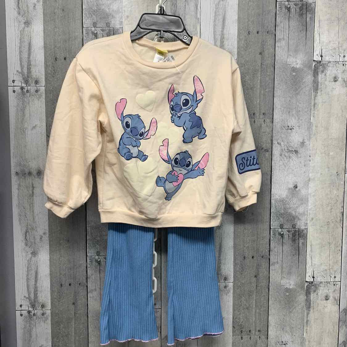 Size 6 Ivory/Blue Disney Jacket/Pants