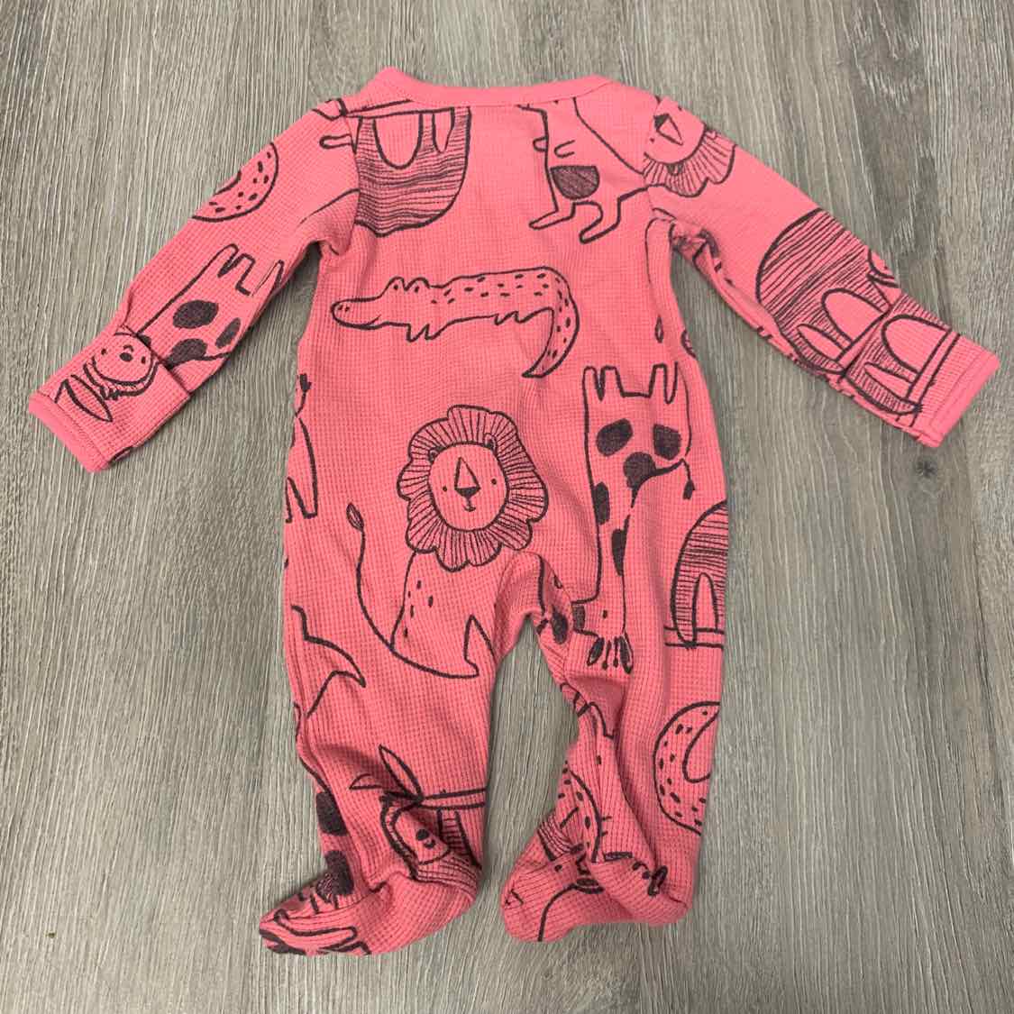 Size Preemie Pink Simple Joys Footy PJs
