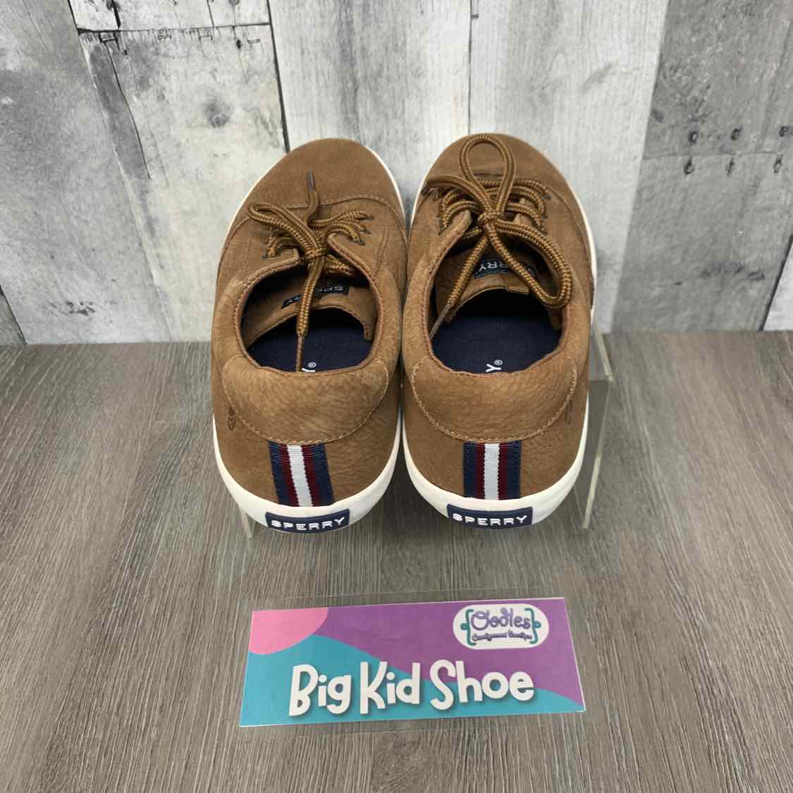 Size 4 Brown Sperry Sneakers