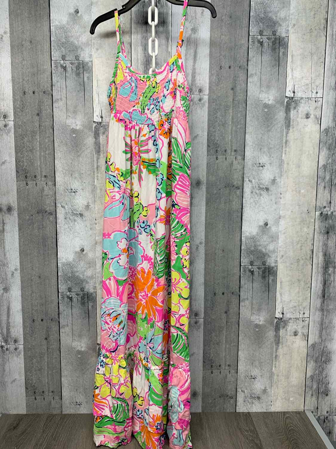 Size 7/8 Pink/Green Lilly Pulitzer Dress