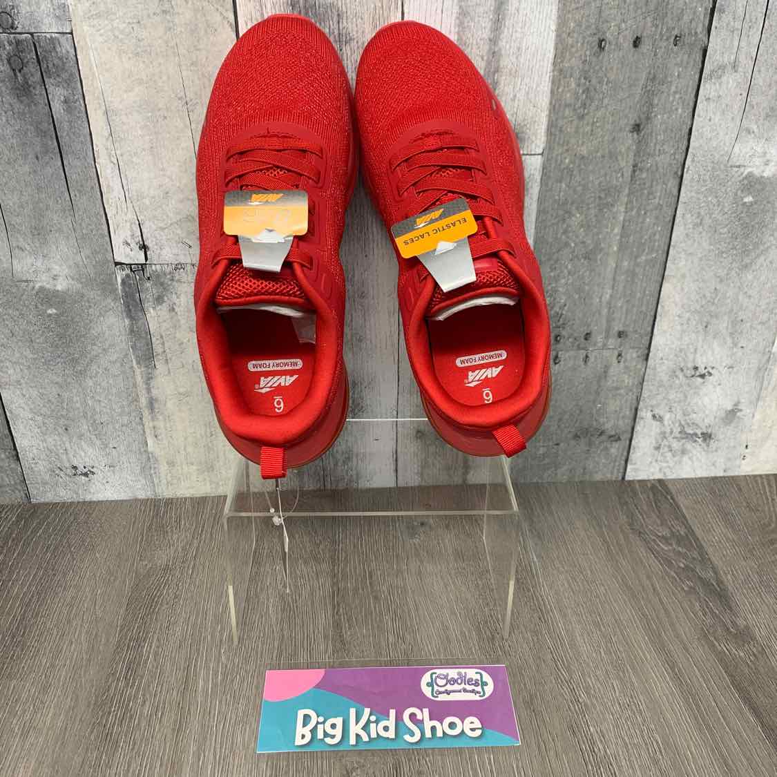 Size 6 Red Avia Sneakers