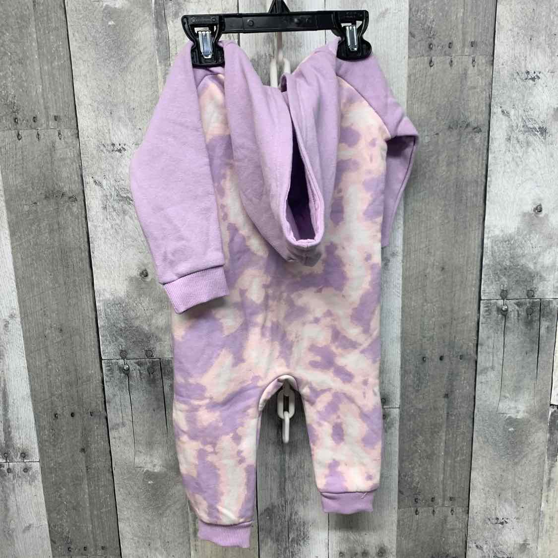 Size 12 Months Pink/Purple Hurley Heavy Jacket