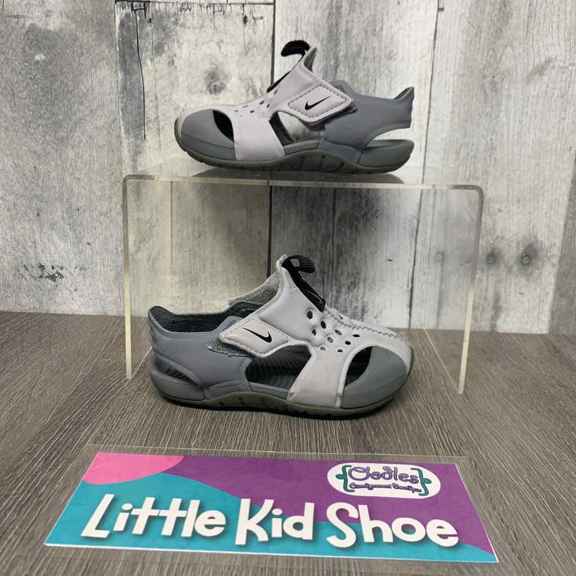 Size 4.5 Gray Sport Brand Sandals