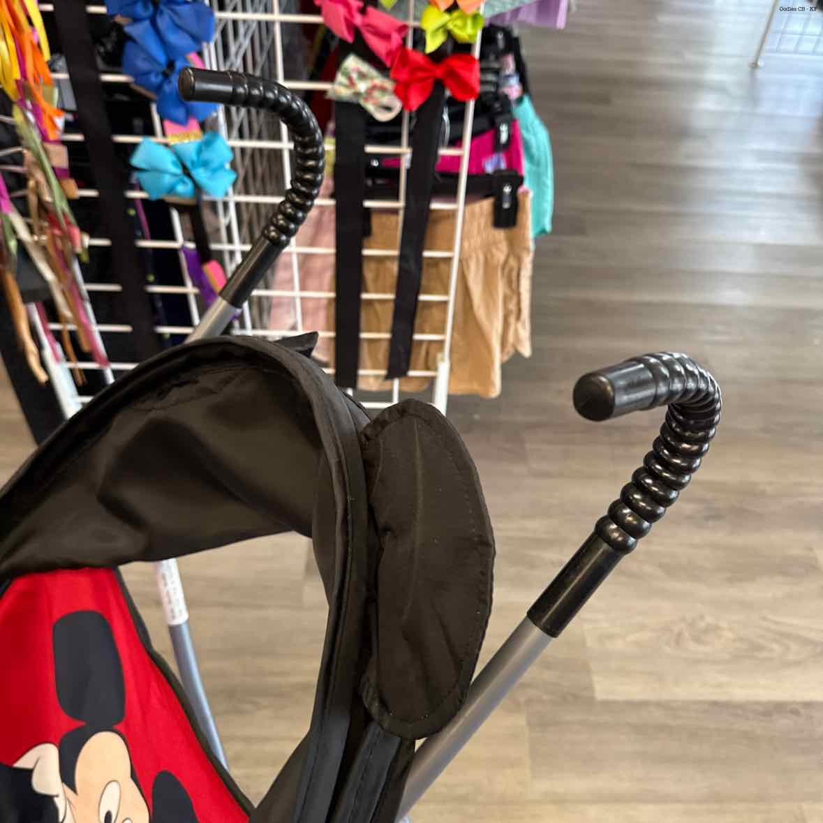 Cosco Black/Red Mickey Mouse Umbrella Stroller