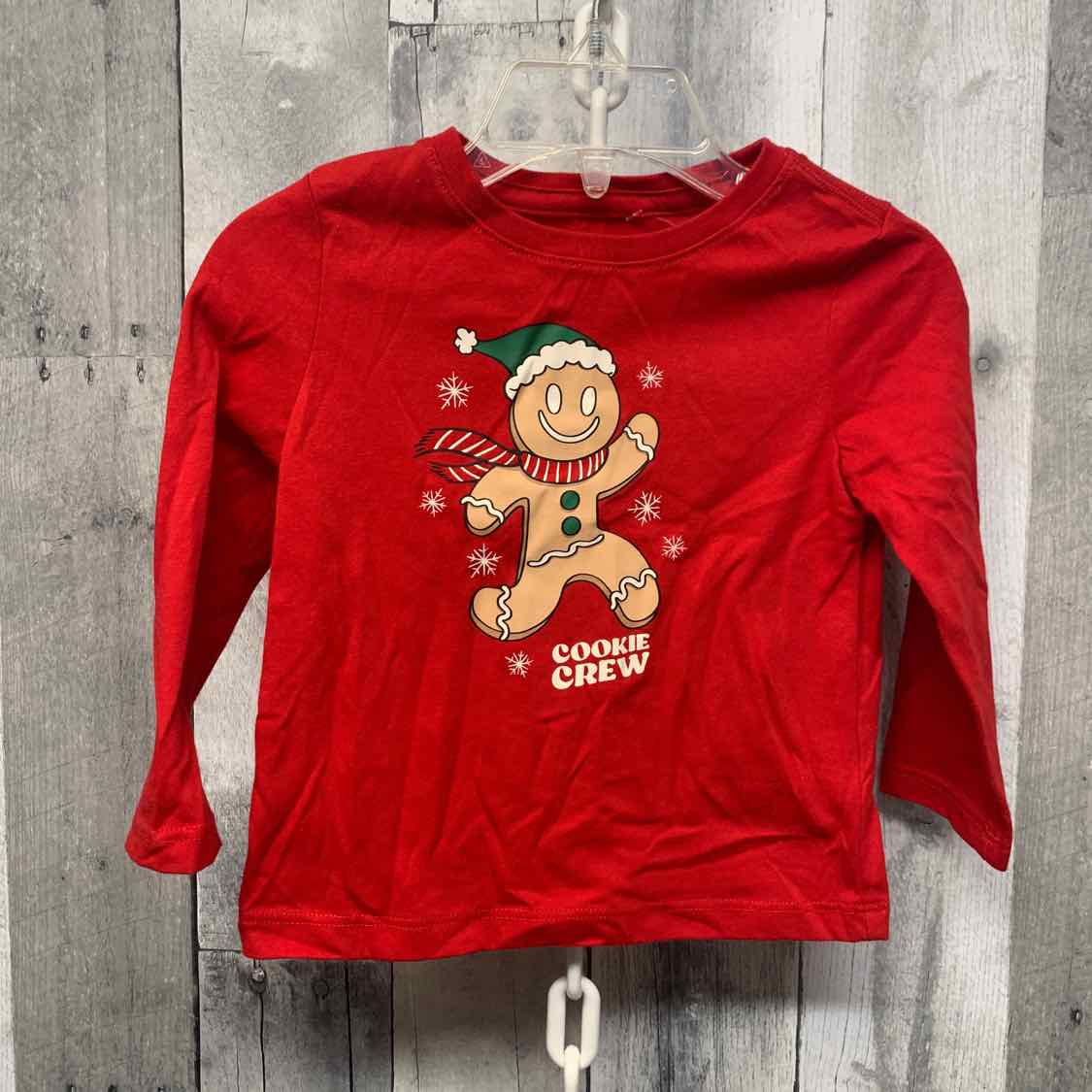 Size 18 Months Red Graphic Holiday Brands Long Sleeve Shirt