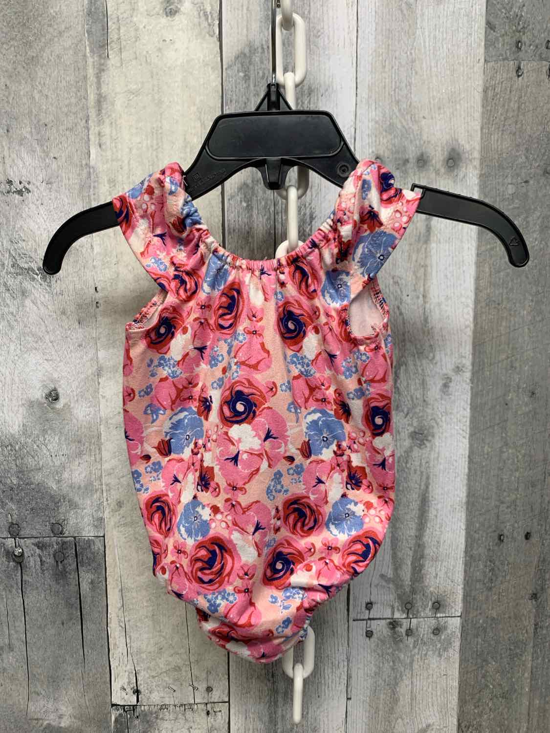 Size 3-6 Months Pink Print Bailey's Blossoms Romper