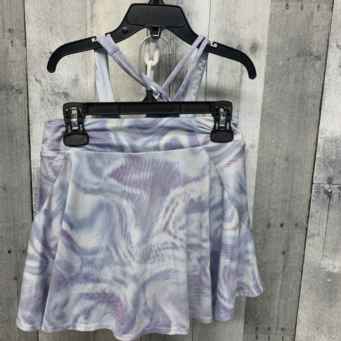 Size 8 Blue/Gray All in Motion Shirt/Skirt