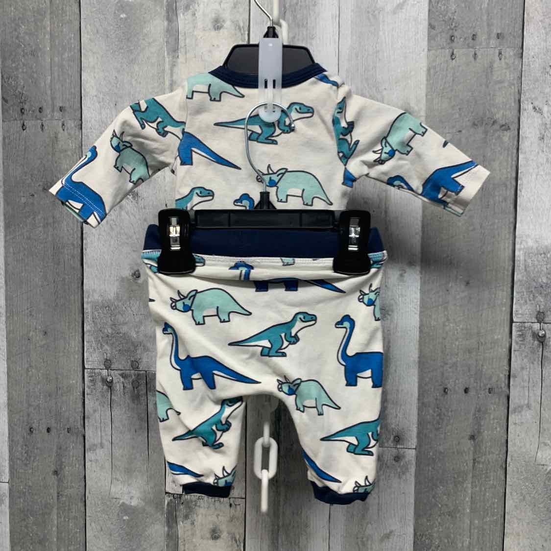 Size Newborn White/Navy Mid Brand Shirt/Pants