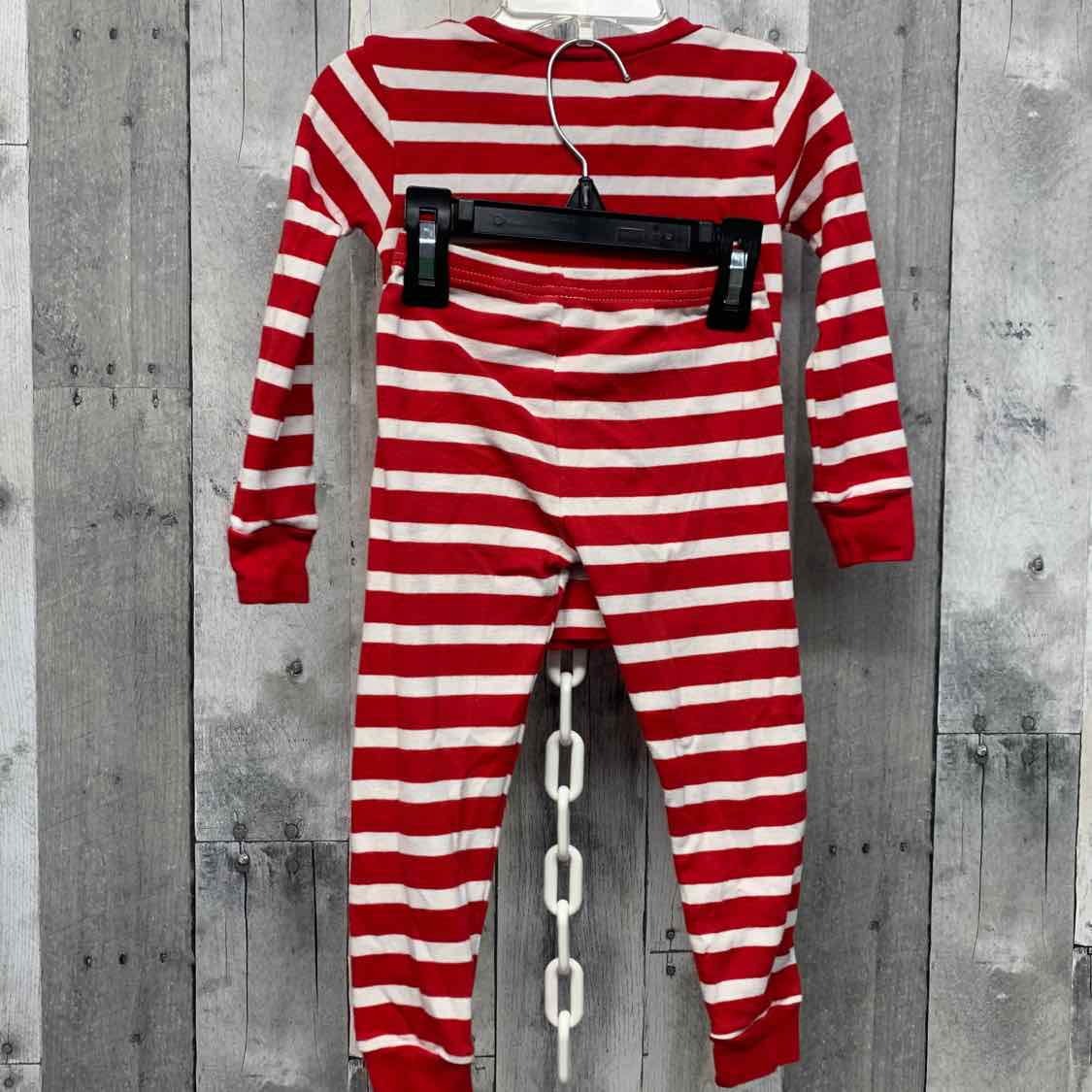 Size 3T Red/White Just One You 2pc PJs