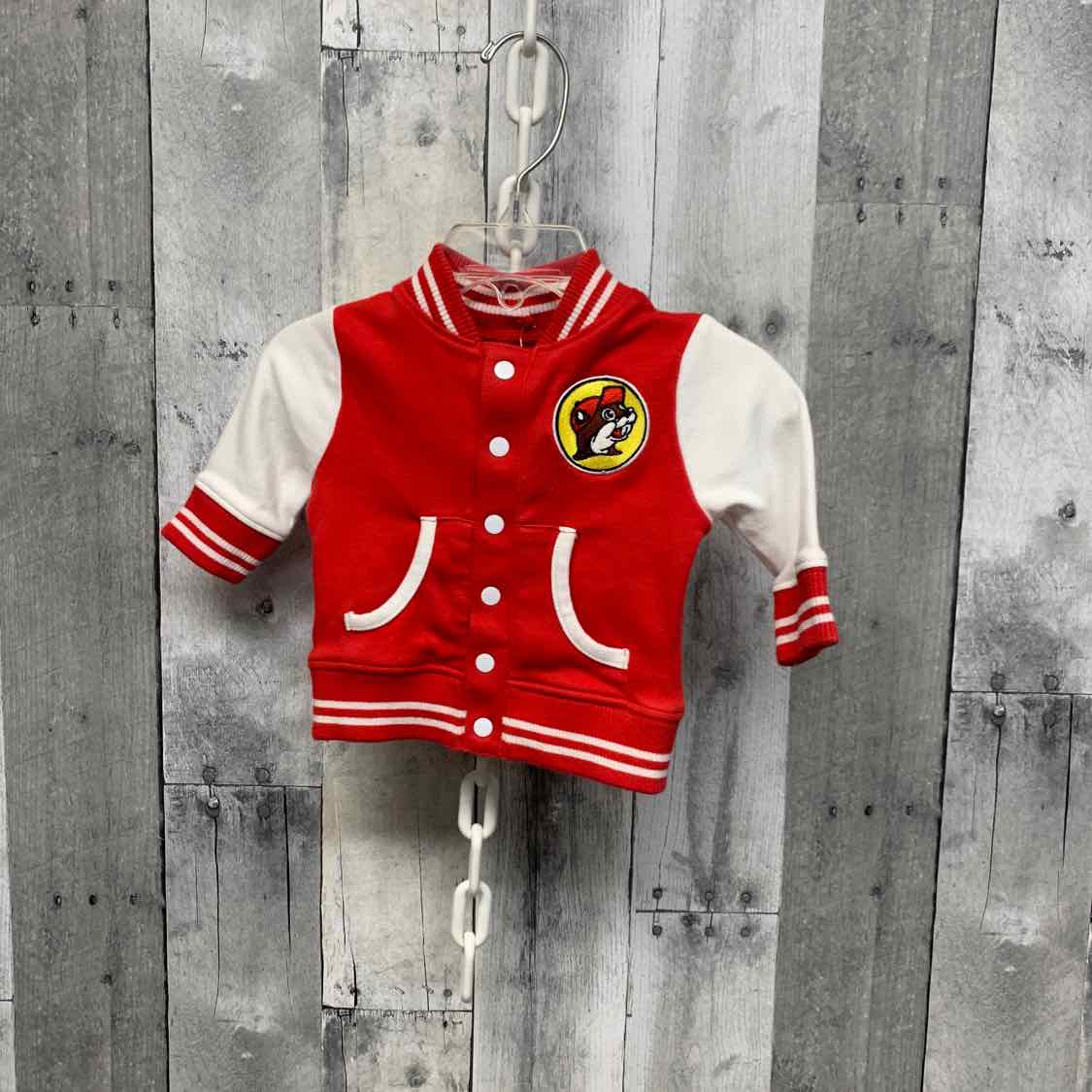 Size 0-3 Months Red/White Mid Brand Light Jacket