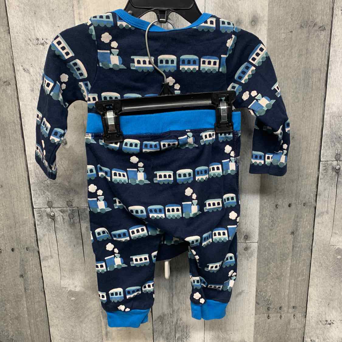 Size 9-12 Months Navy Print B Brand Shirt/Pants
