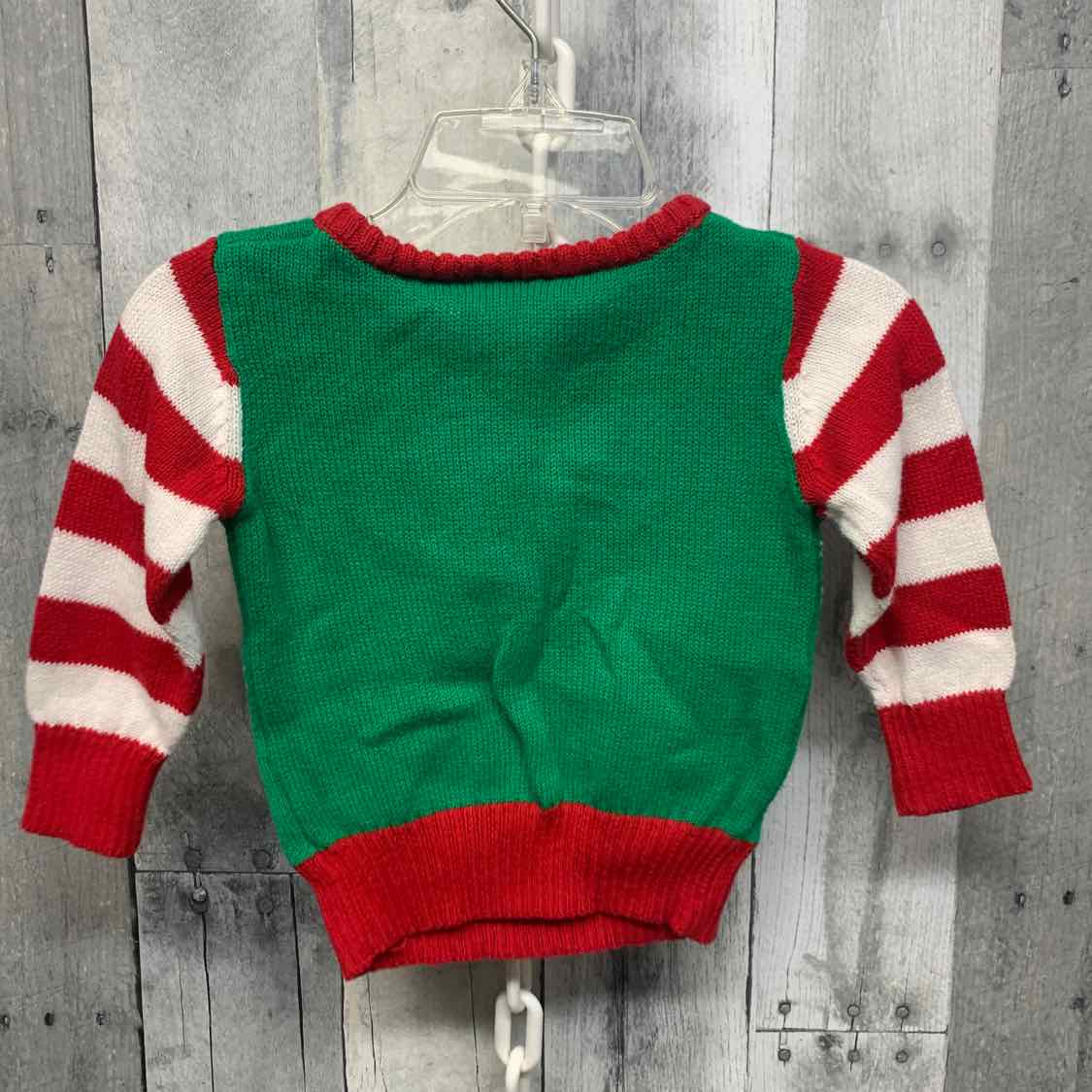 Size 3-6 Months Red/Green B Brand Pull Over