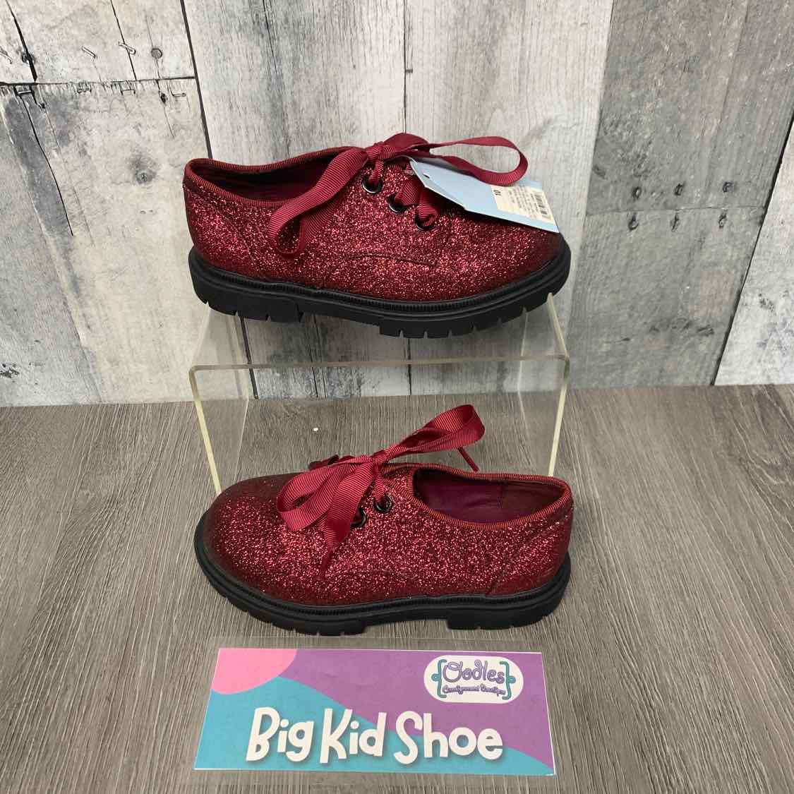 Size 10 Burgundy Cat & Jack Sneakers