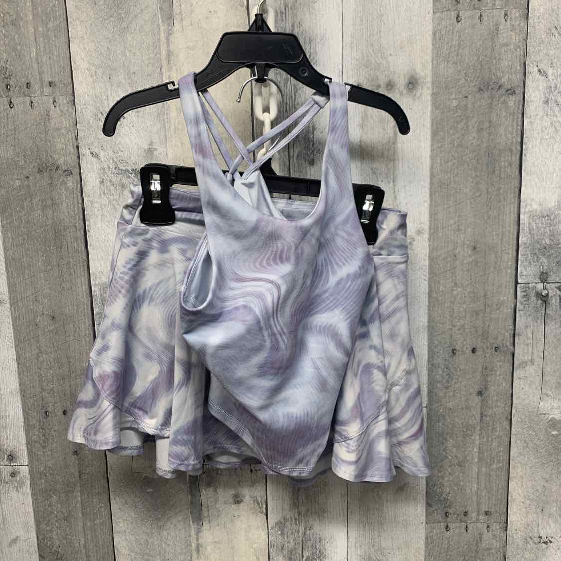 Size 8 Blue/Gray All in Motion Shirt/Skirt