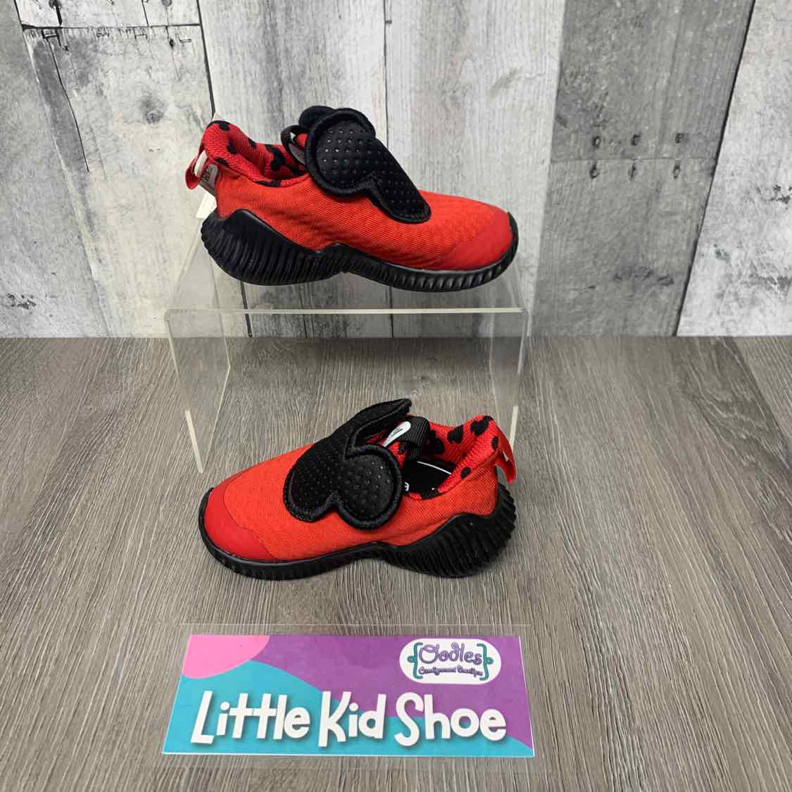 Size 6 Red/Black Sport Brand Sneakers