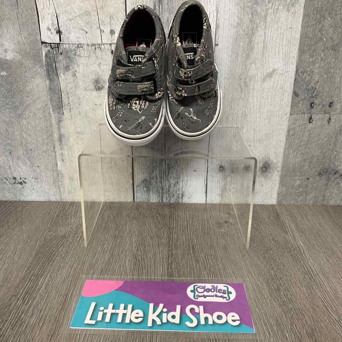 Size 4.5 Gray/White Vans Sneakers