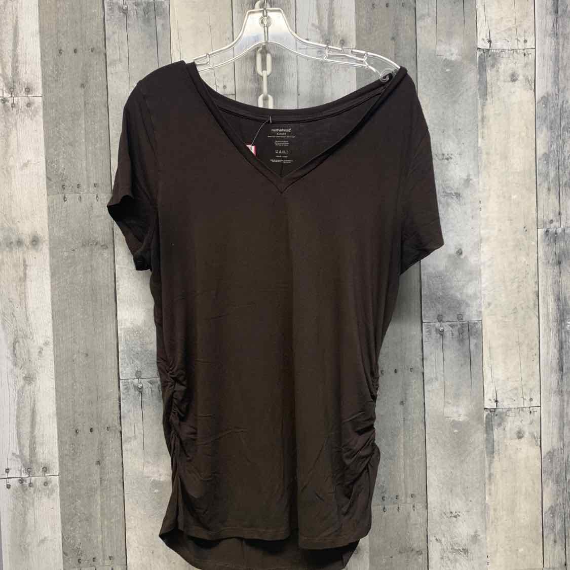 Size XL Brown Motherhood Long Sleeve Top