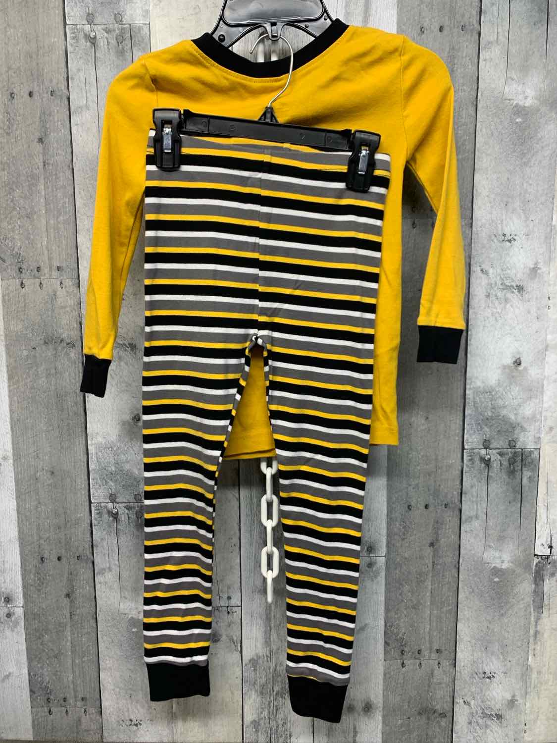 Size 8 Yellow/Black B Brand 2pc PJs