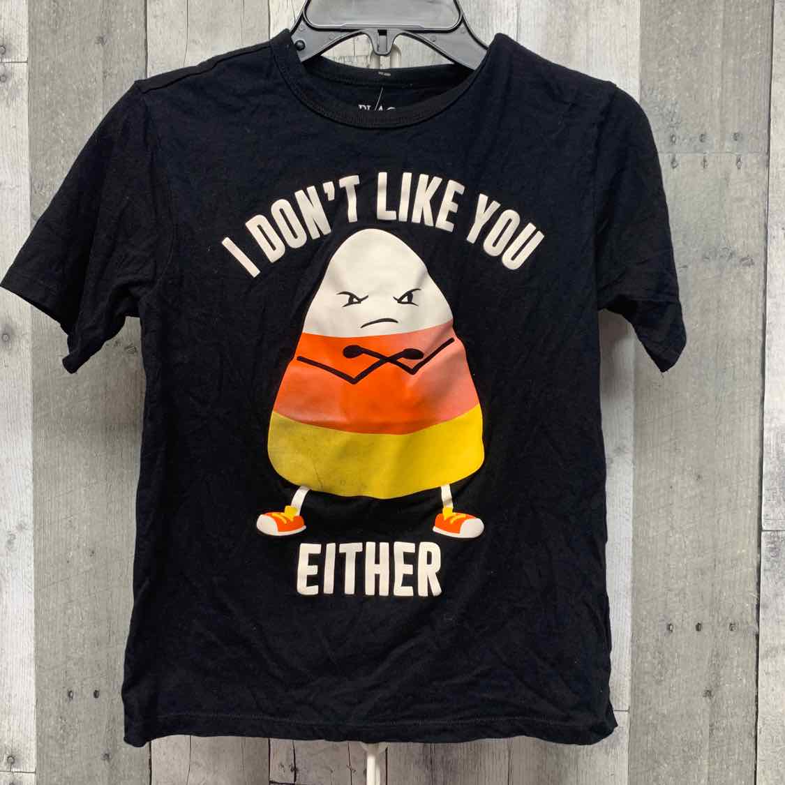 Size 7/8 Black Graphic Children's Place T Shirt