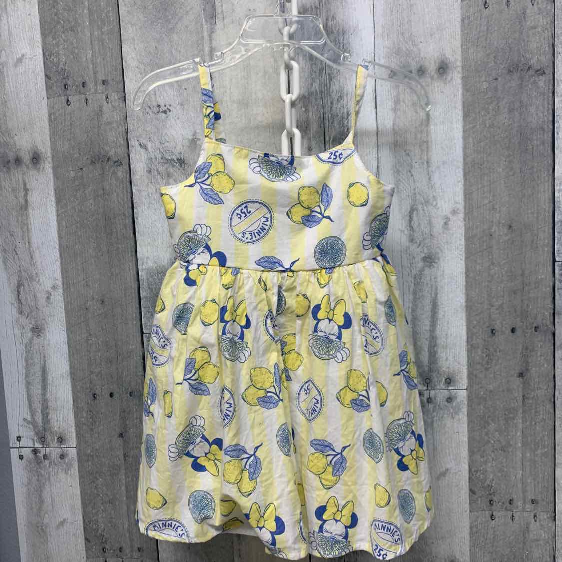 Size 2T Yellow/White Disney Dress