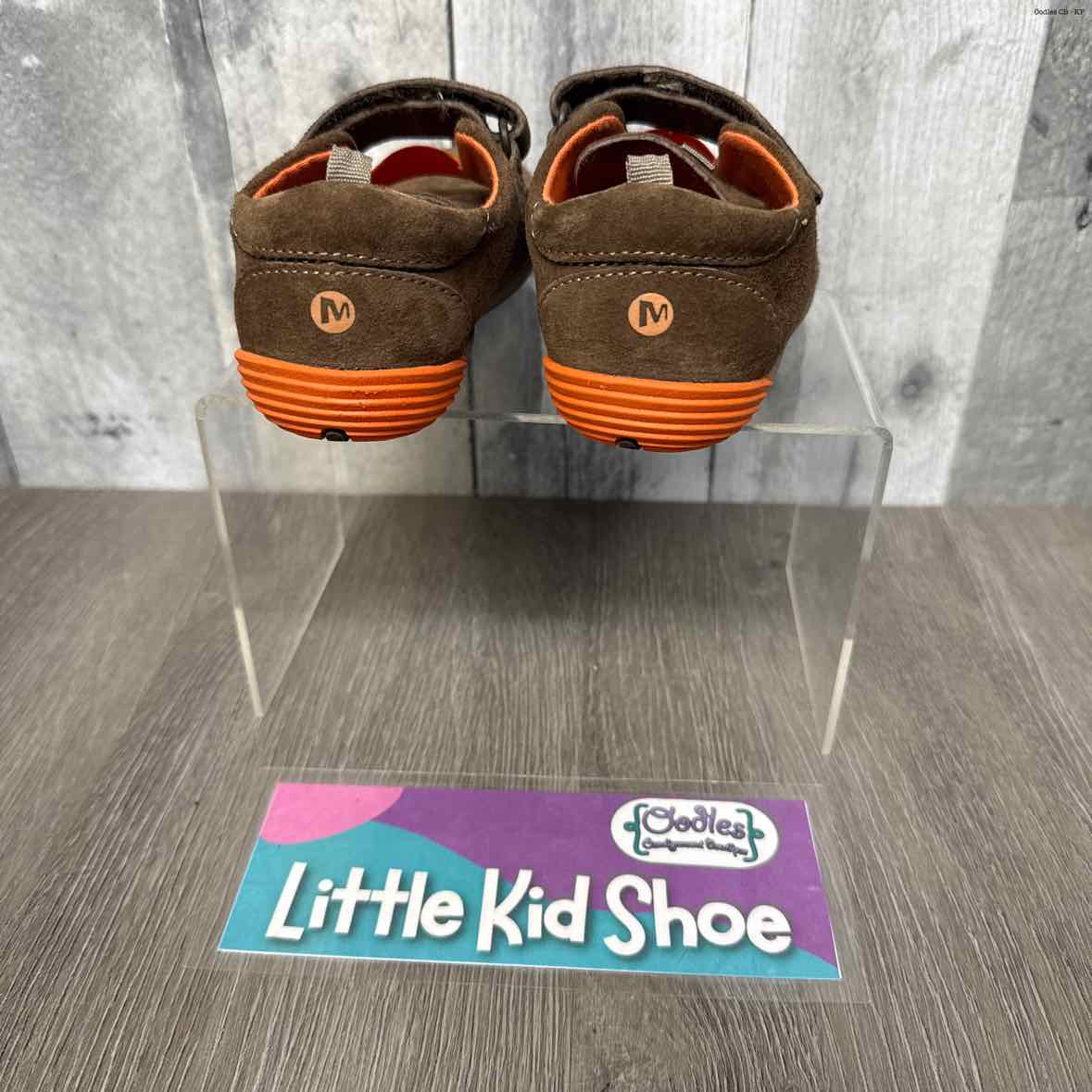 Size 8 Wide Brown Merrell Boots