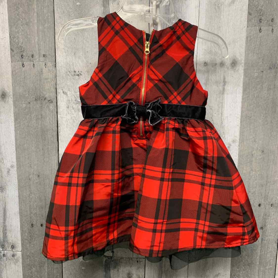 Size 18 Months Red/Black Cat & Jack Dress - Party