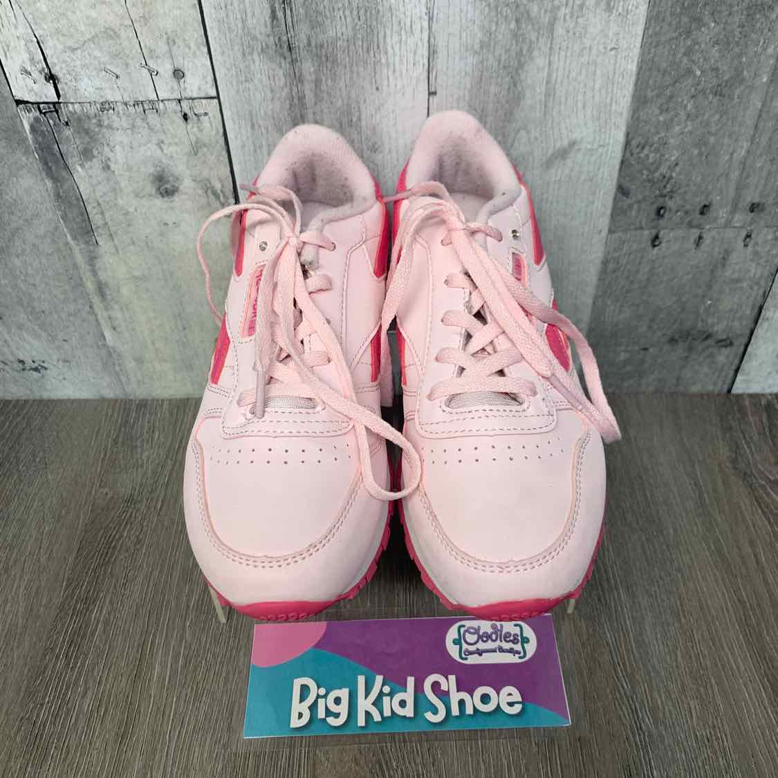 Size 2 Pink/White Reebok Sneakers