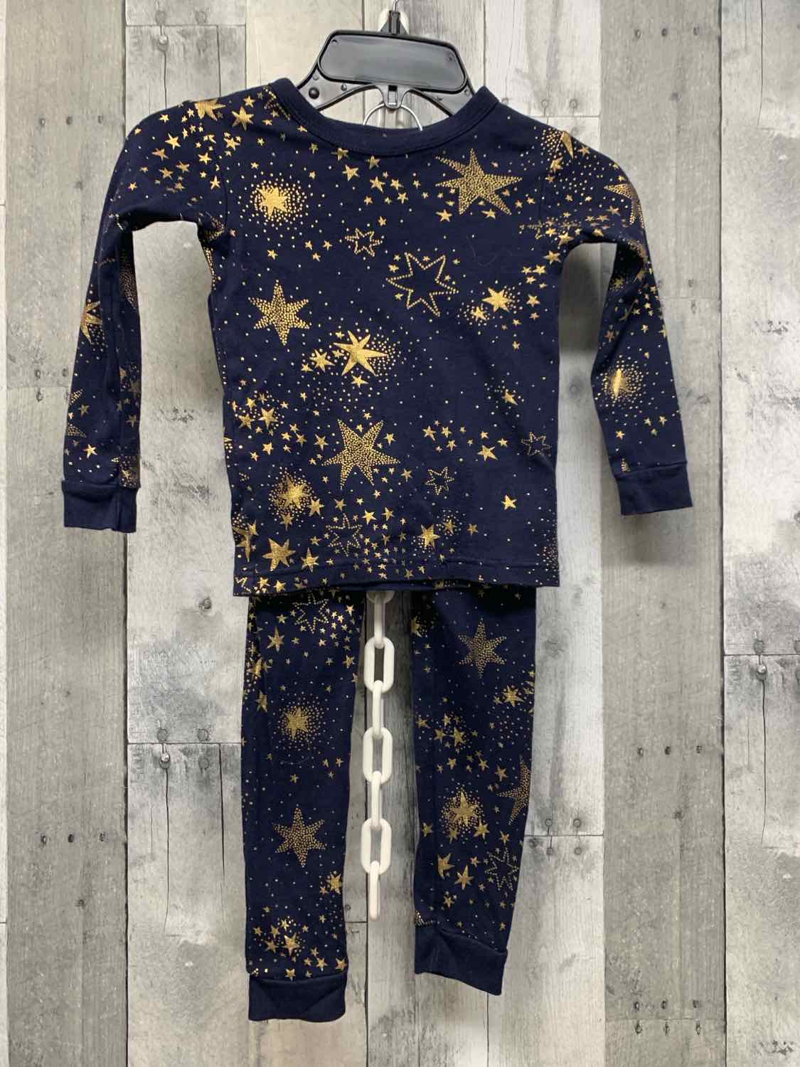 Size 4 Navy/Gold Gap 2pc PJs