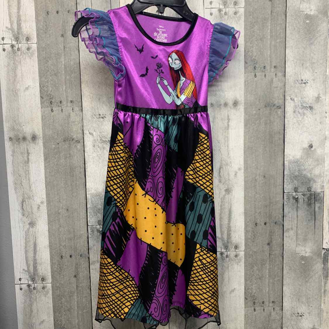 Size 5T Purple/Yellow Disney Nightgown