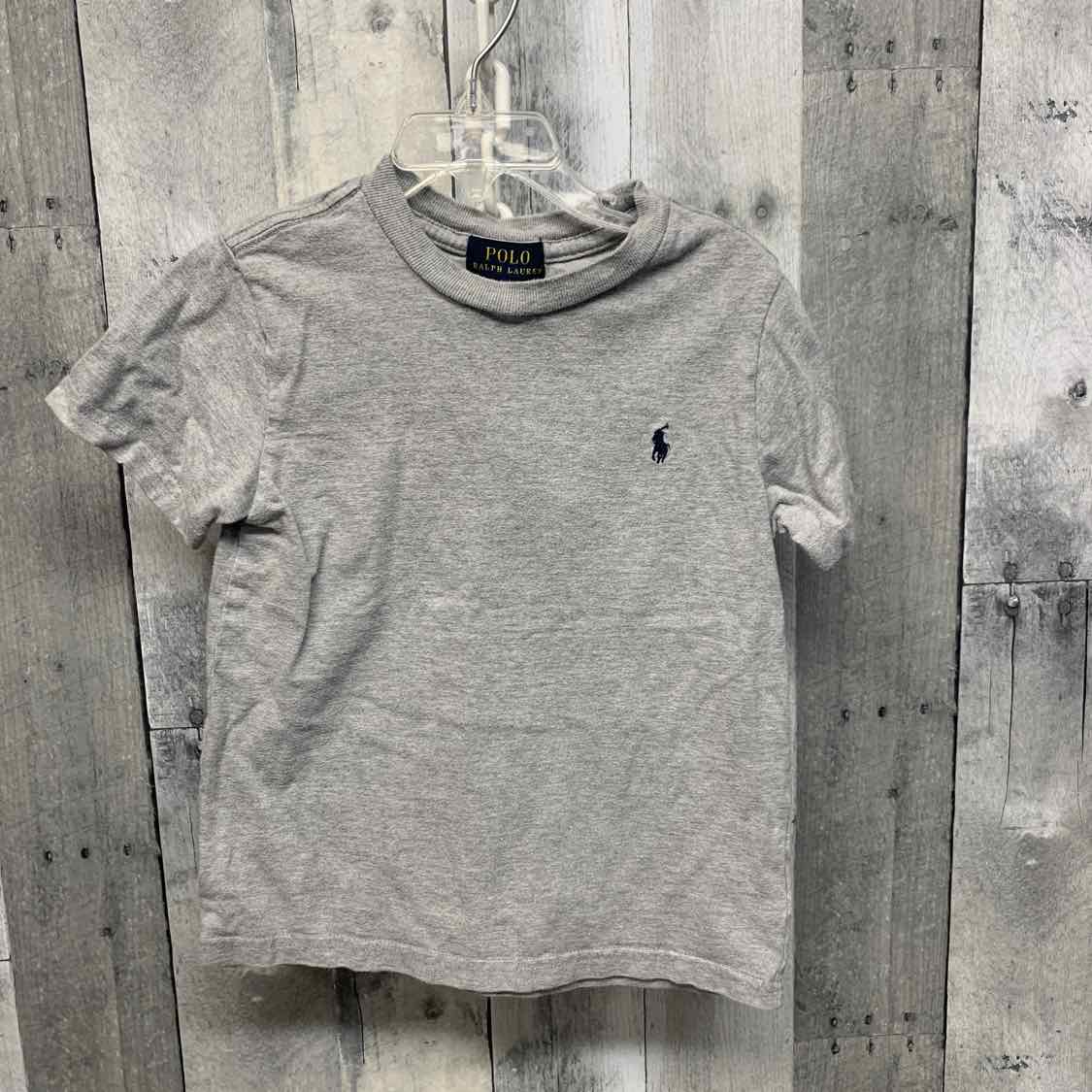 Size 4T Gray/Navy Ralph Lauren T Shirt