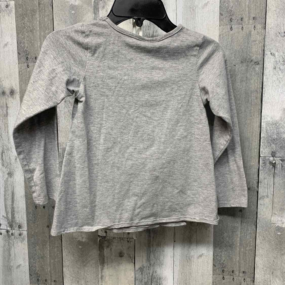 Size 6 Gray/Red B Brand Long Sleeve Shirt