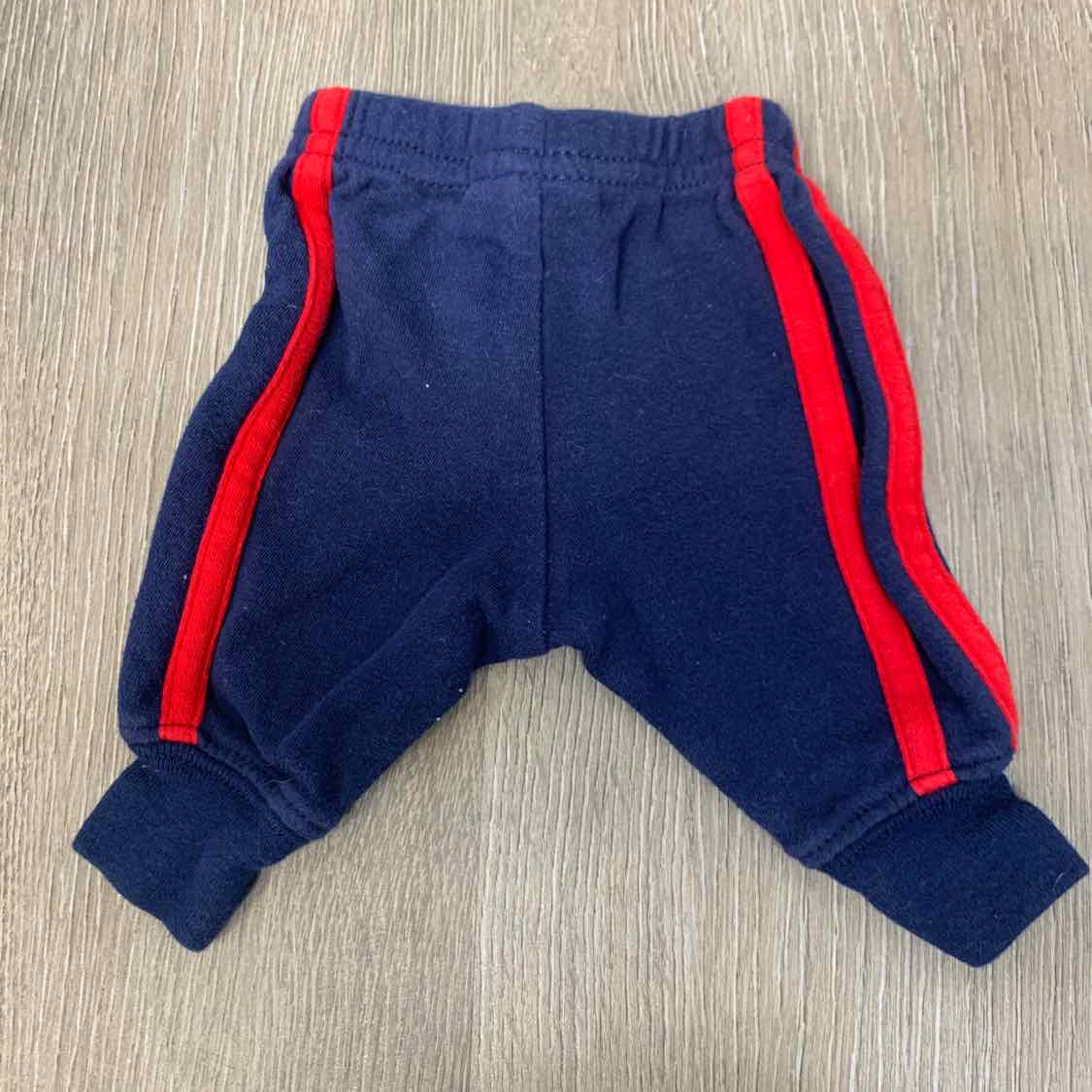 Size Preemie Navy/Red Carter's Athletic Pants
