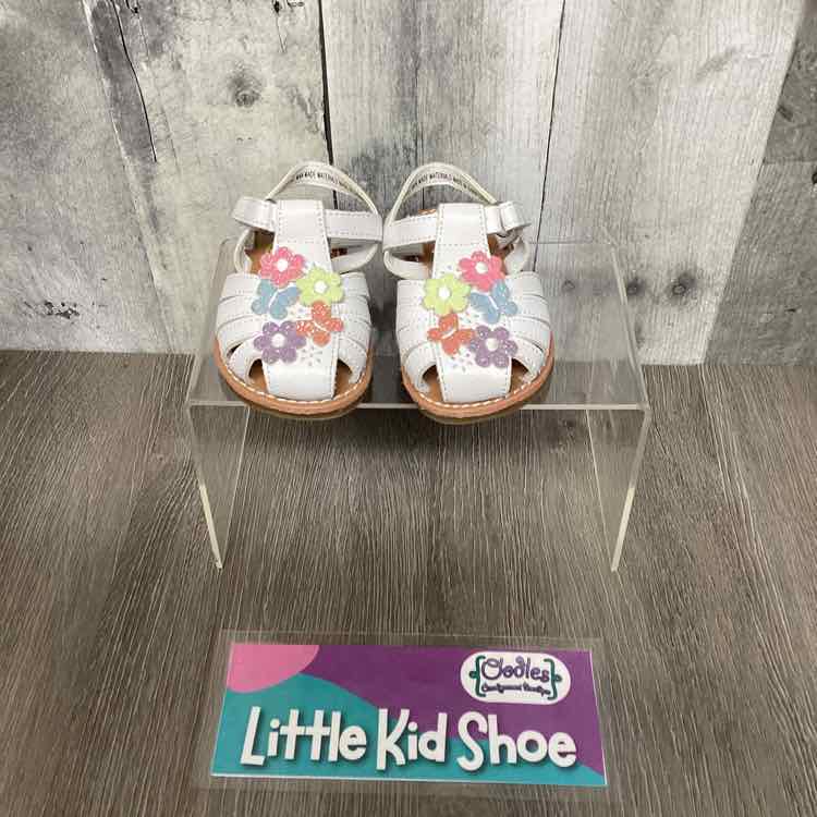Size 3 White Rachel Sandals - OodlesCB