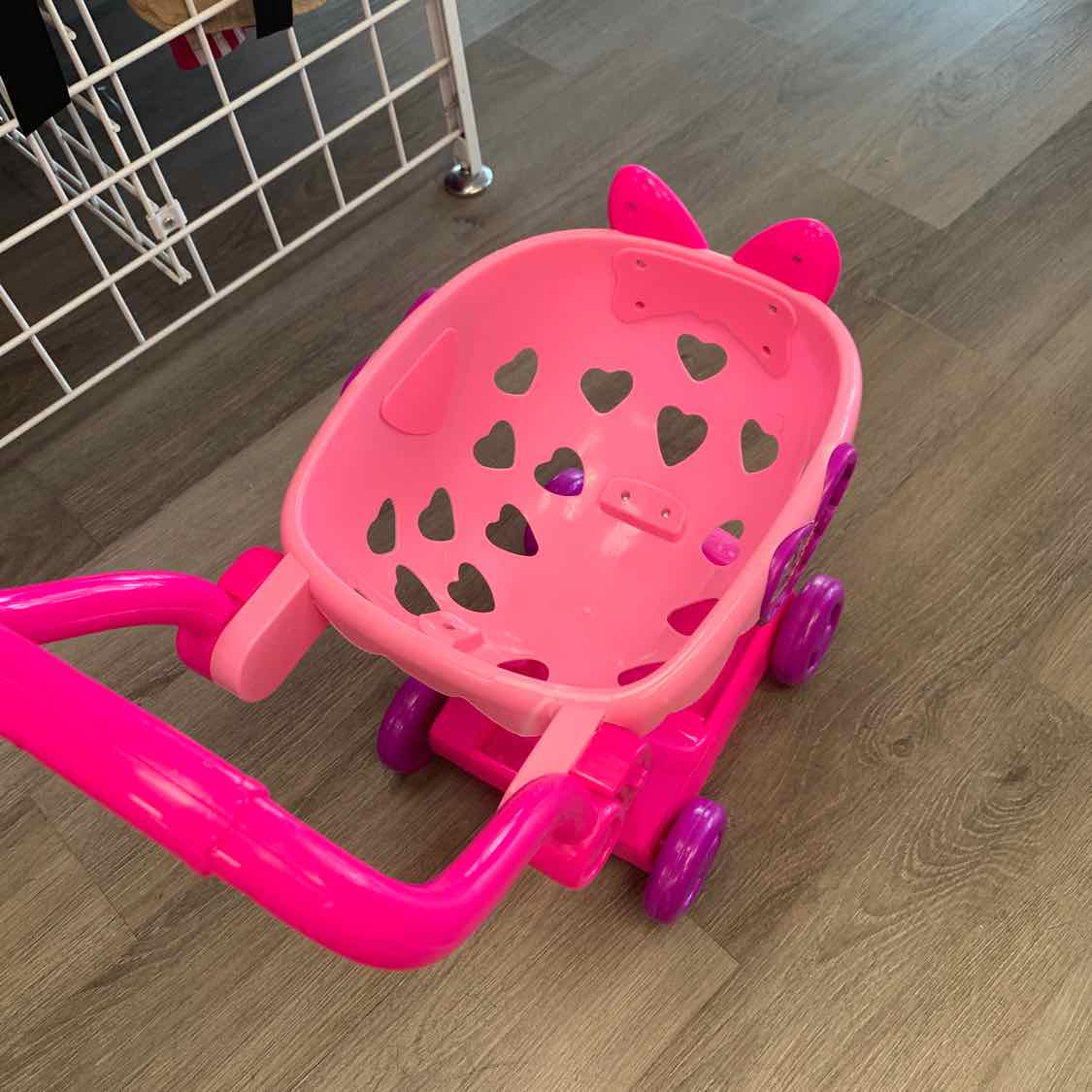 Disney Pink Shopping Cart