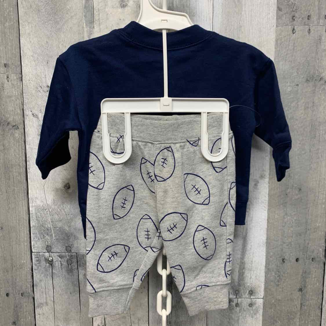 Size 3 Months Navy/Gray Carter's Shirt/Pants