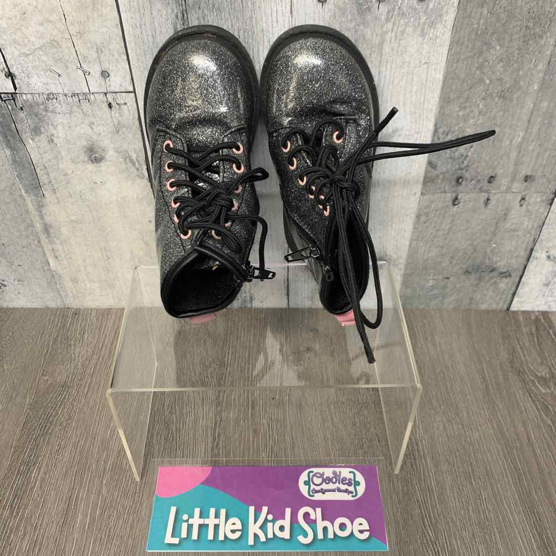 Size 6 Black/Silver B Brand Boots
