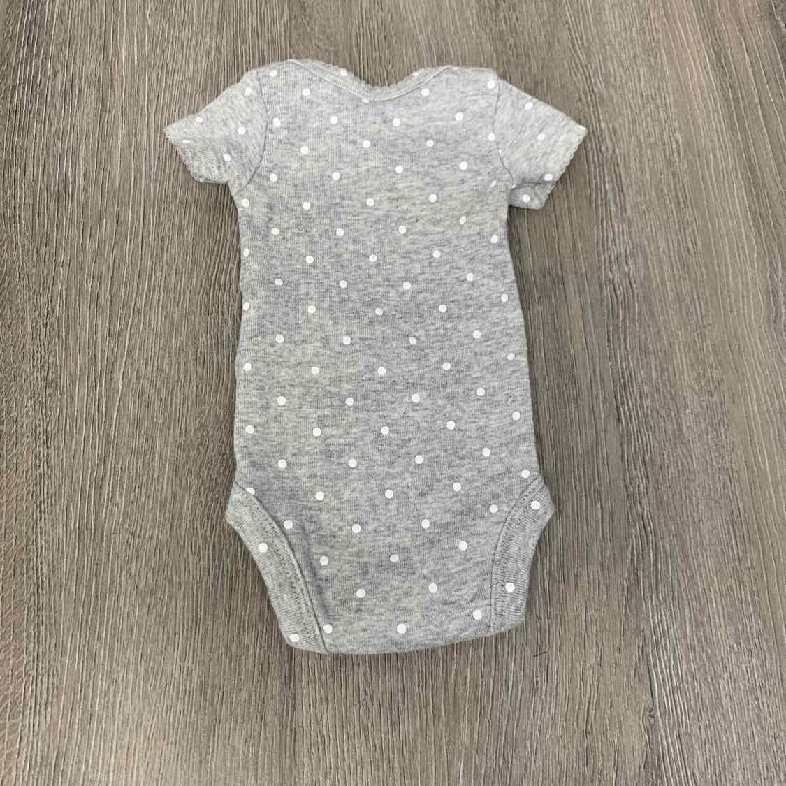 Size Preemie Gray Simple Joys Bodysuit