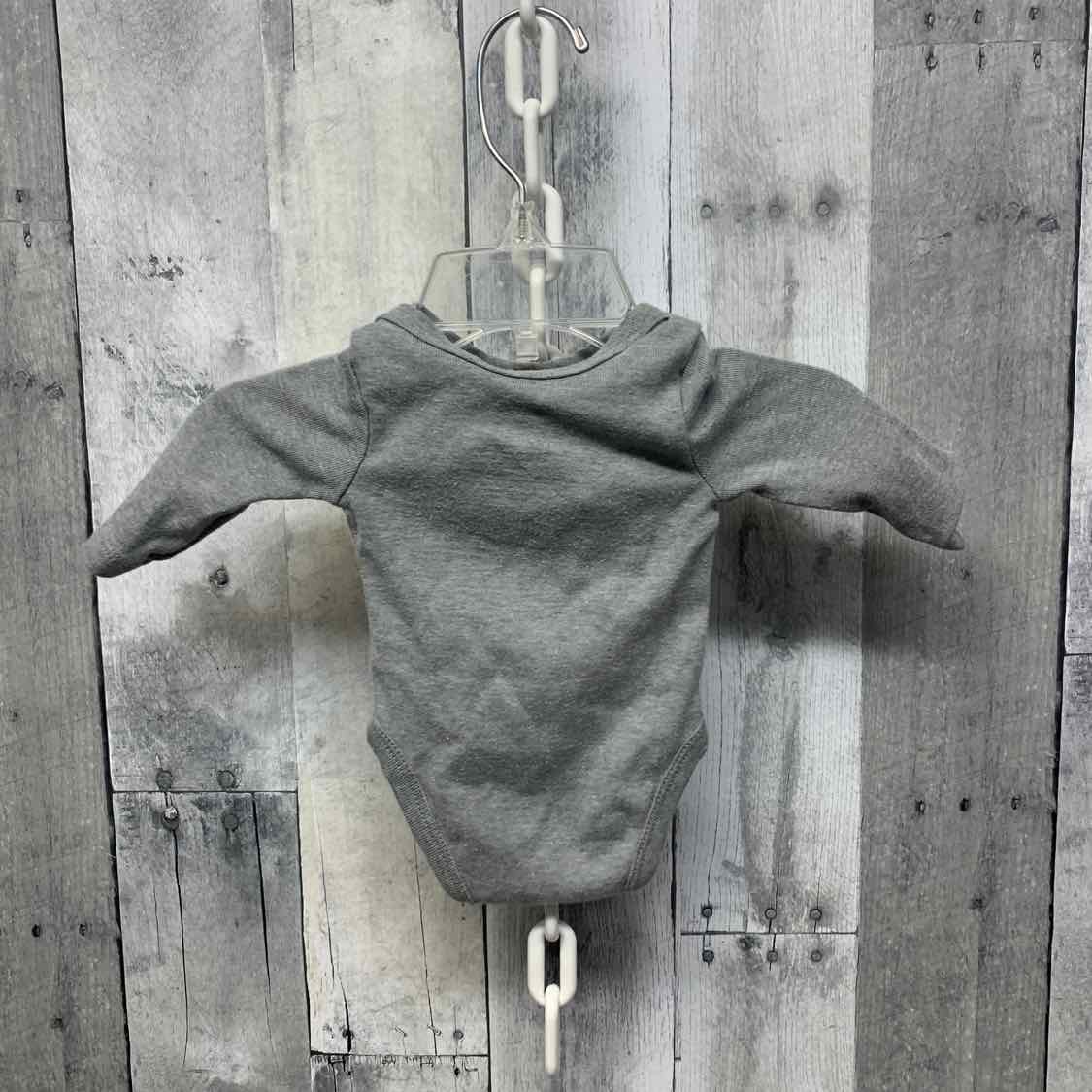 Size Newborn Gray Sport Brand Bodysuit