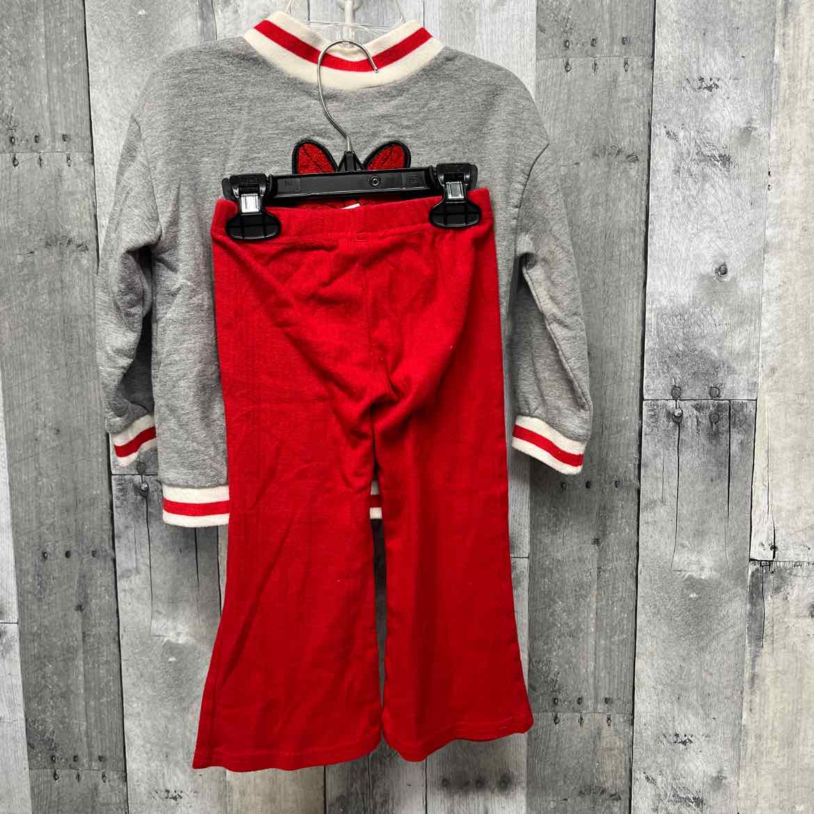 Size 3T Gray/Red Disney Jacket/Pants